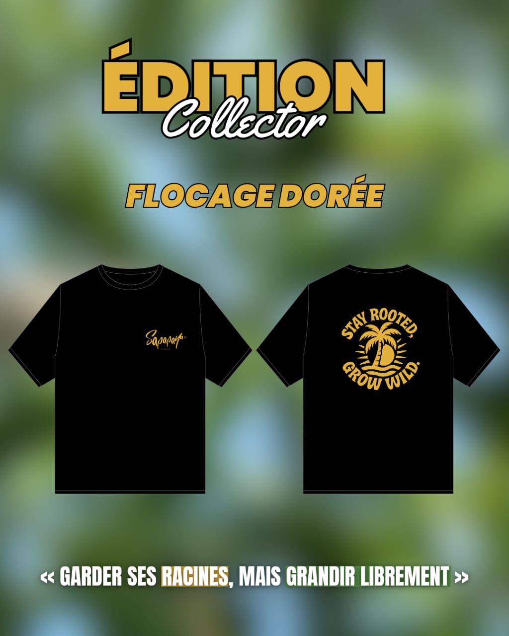 T-Shirt Stay Rooted LaGlacière