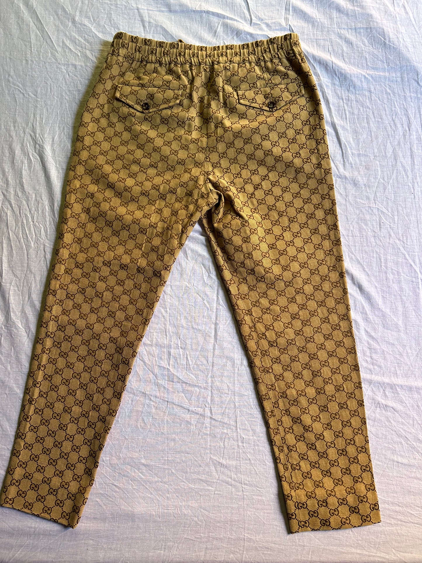 Pantalon GUCCI de jogging en toile GG - photo 2