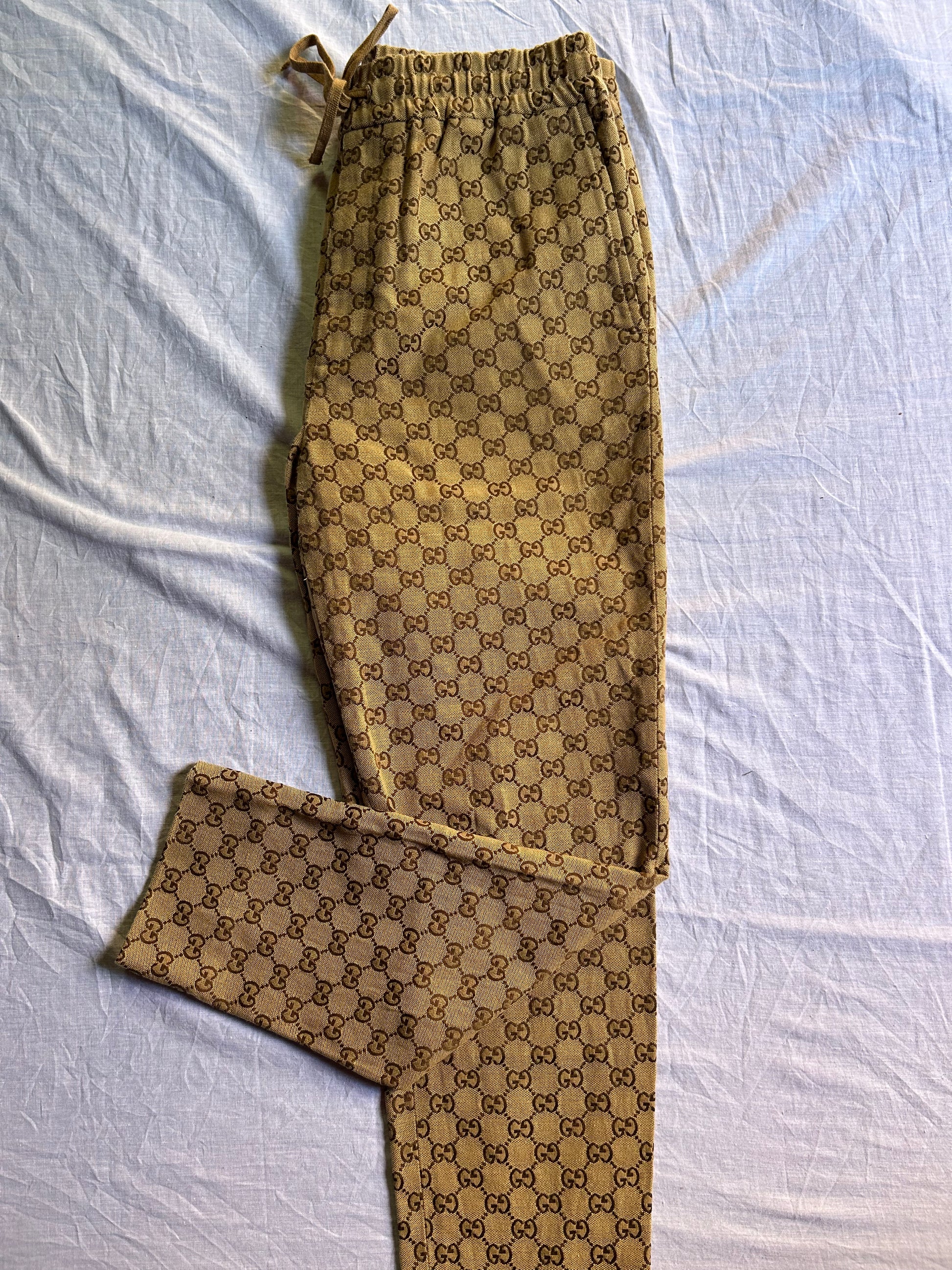 Pantalon GUCCI de jogging en toile GG - photo 3