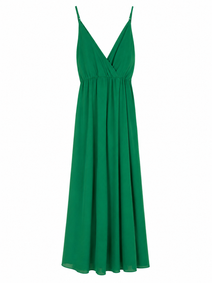 Robe Longue Verte Élégante - photo 1